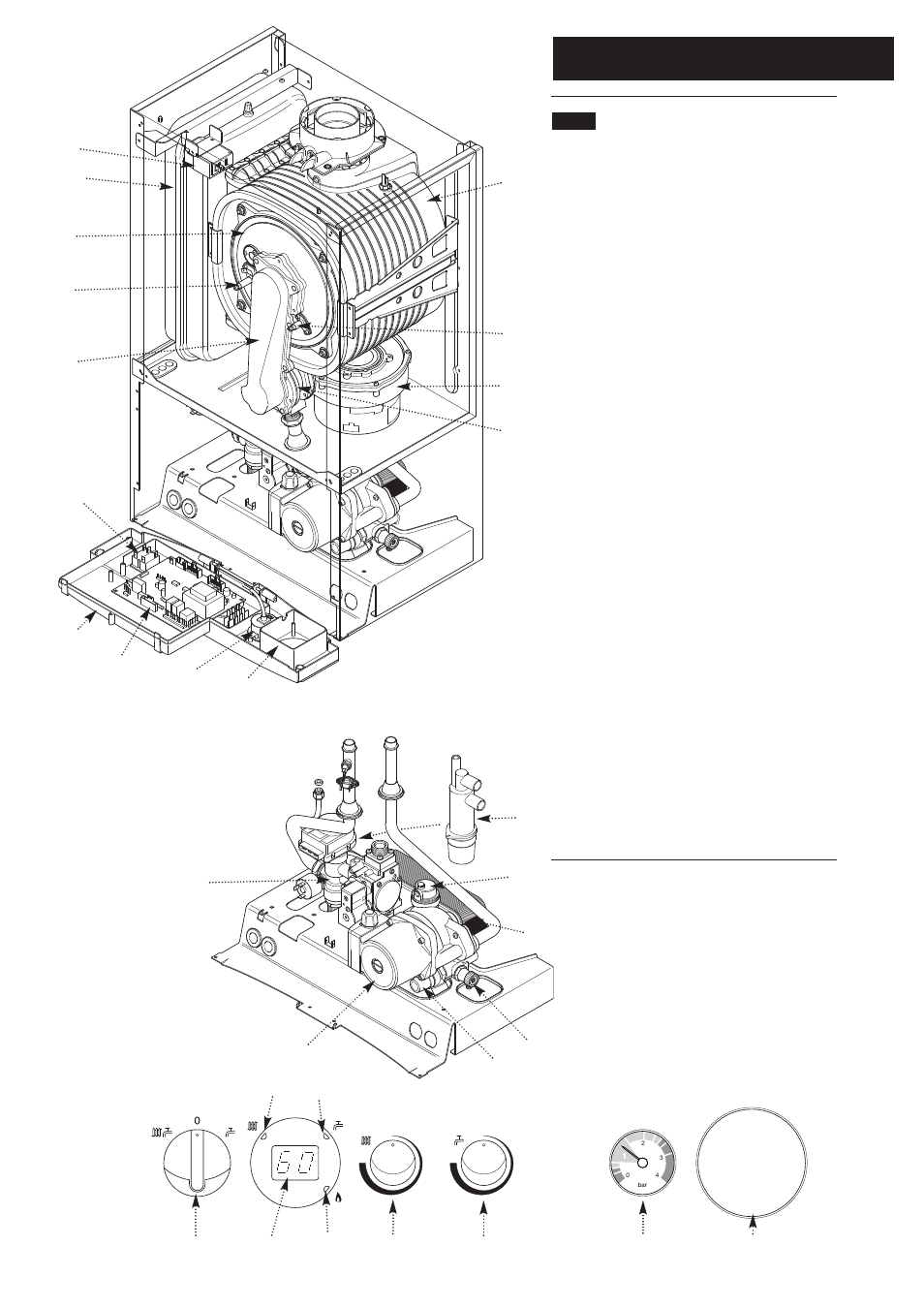 0 general layout | Baxi Potterton Heatmax Combi HE Condensing Combination Boiler User Manual | Page 8 / 60