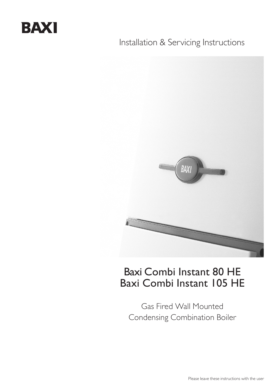 Baxi Potterton 80 HE User Manual | 52 pages