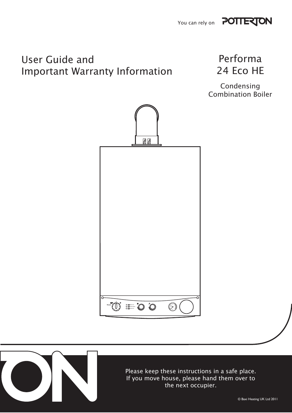 Baxi Potterton 24 Eco HE User Manual | 12 pages