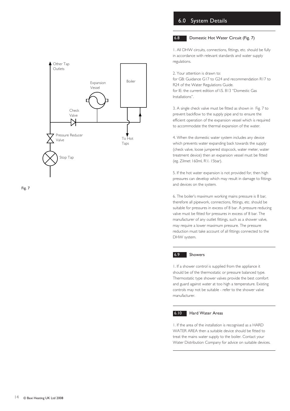 0 system details | Baxi Potterton Gold HE A Range User Manual | Page 14 / 60