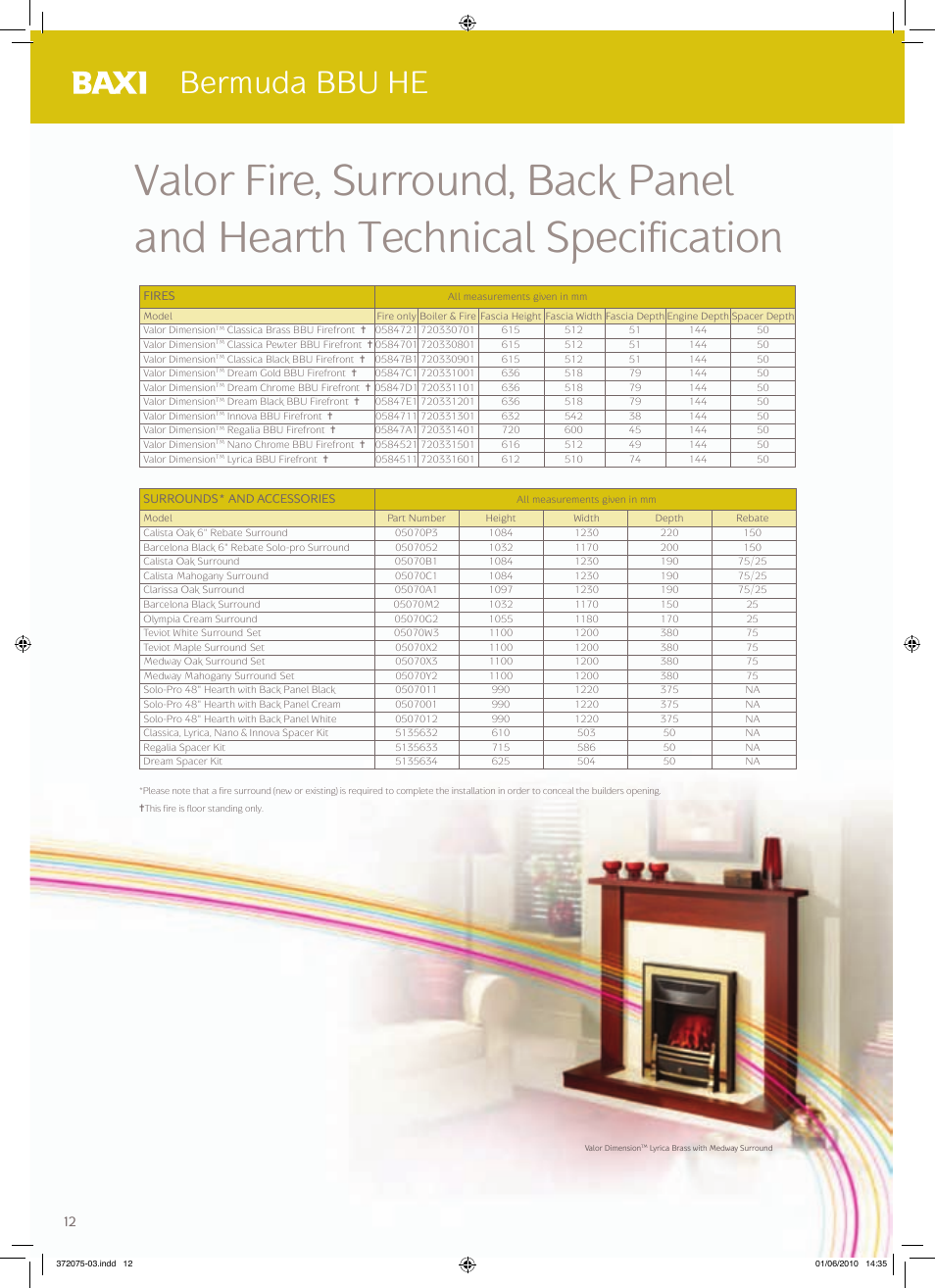 Bermuda bbu he | Baxi Potterton BERMUDA BBU HE User Manual | Page 12 / 20