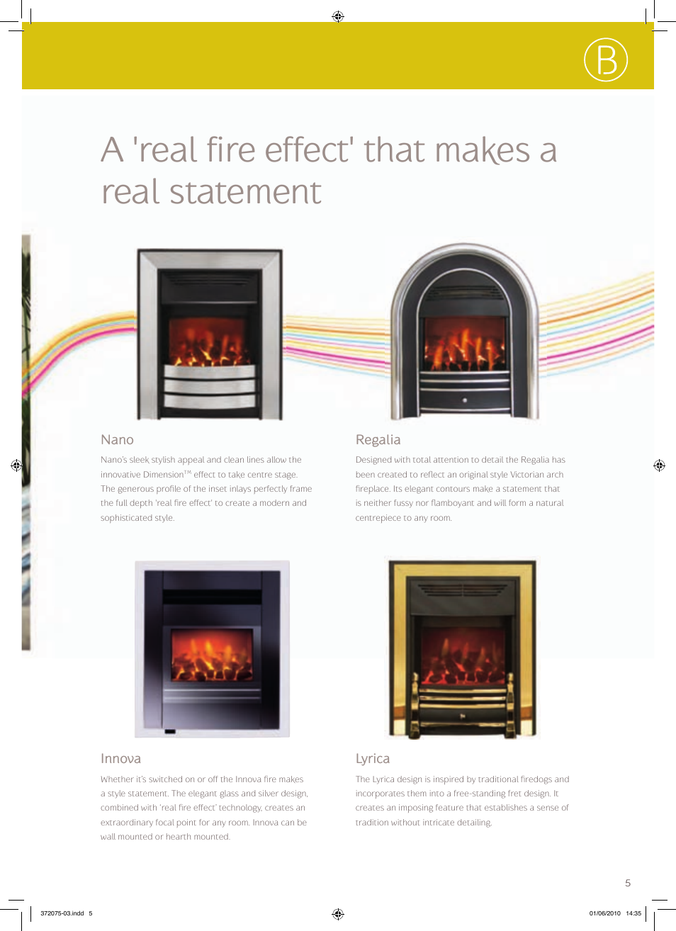 A 'real fire effect' that makes a real statement | Baxi Potterton BERMUDA BBU HE User Manual | Page 5 / 20