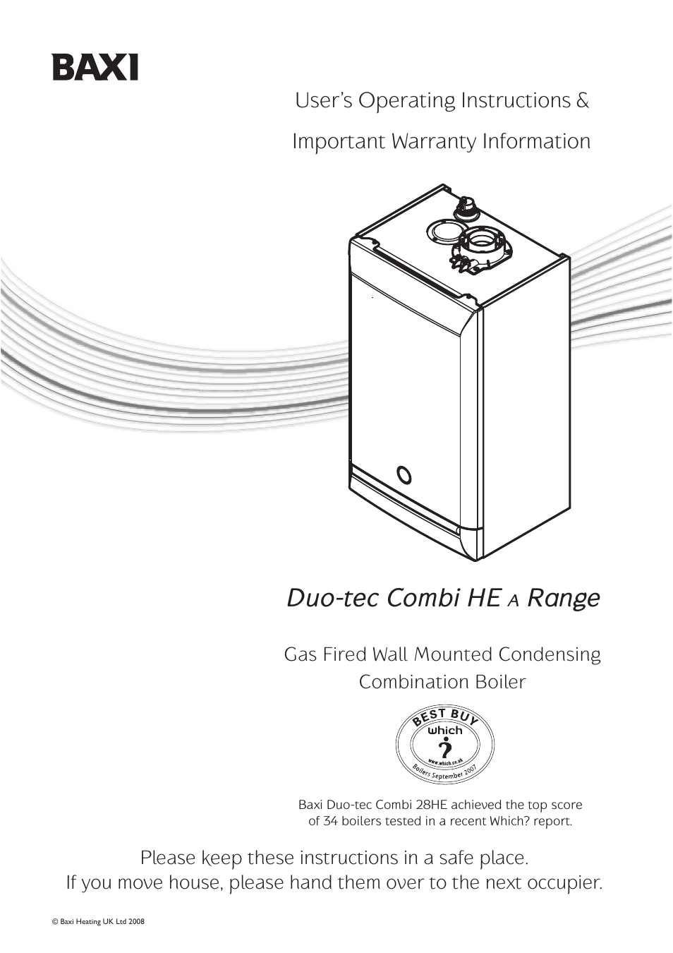Baxi Potterton Boiler User Manual | 12 pages