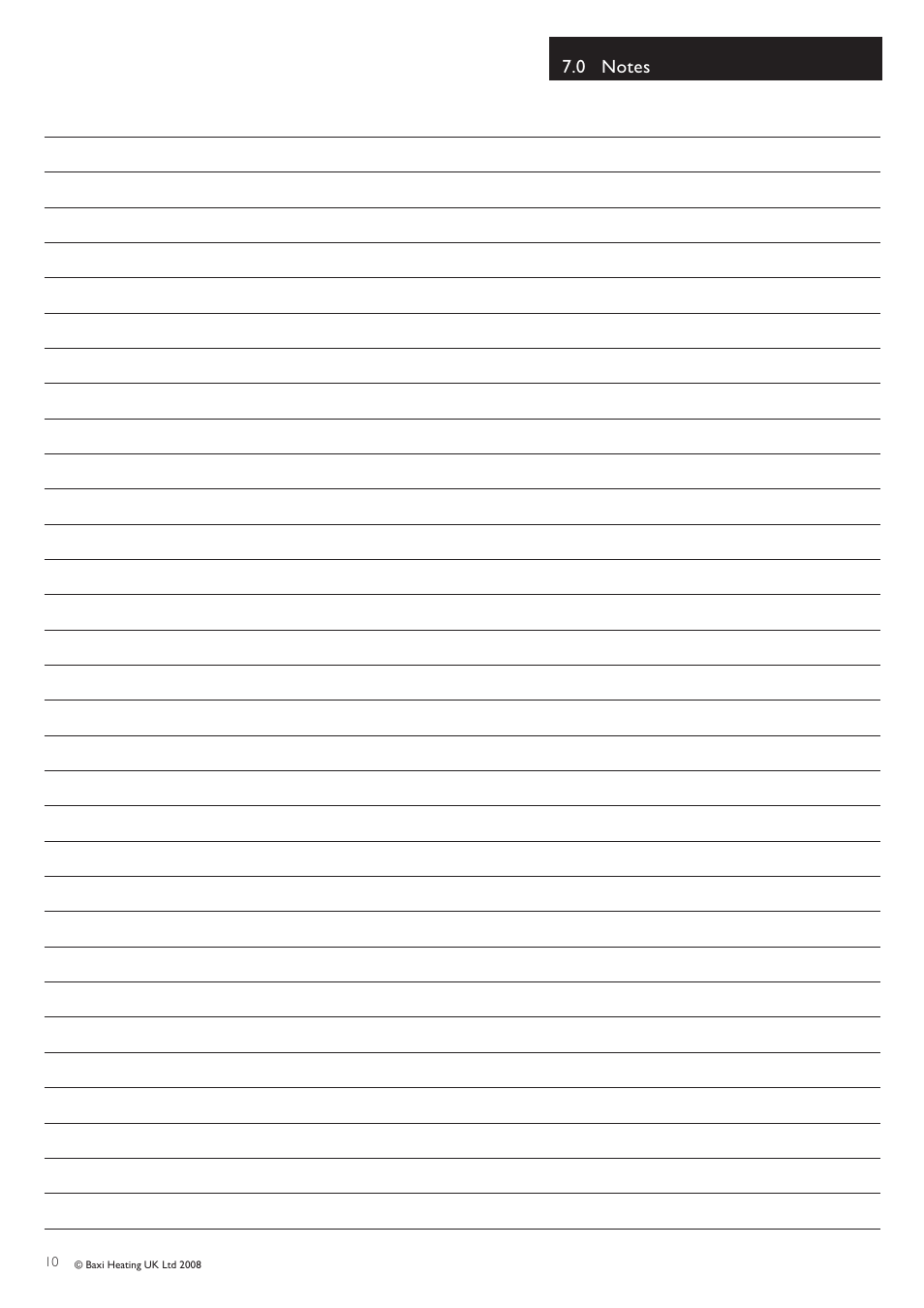 Baxi Potterton Boiler User Manual | Page 10 / 12