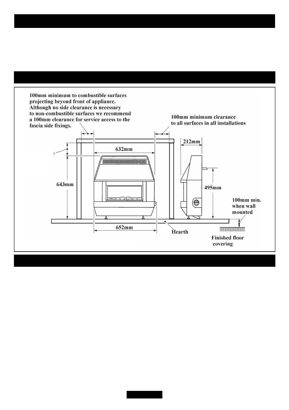 Owner guide, Appliance dimensions gas consumption | Baxi Potterton 339 User Manual | Page 6 / 11
