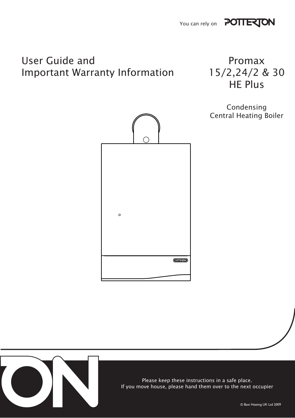 Baxi Potterton Promax 15/2 User Manual | 12 pages