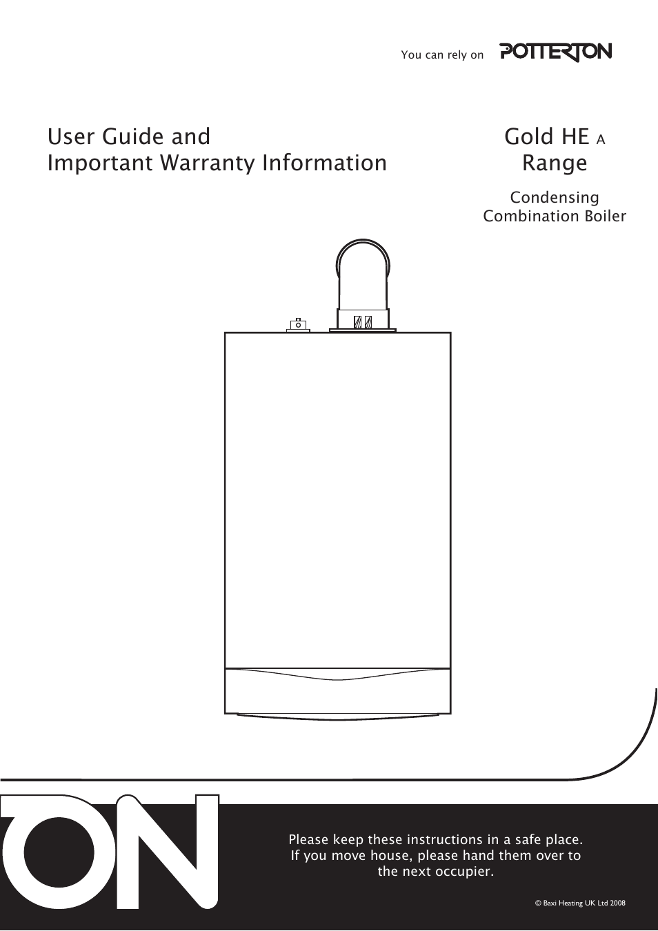 Baxi Potterton Cold HE A User Manual | 12 pages