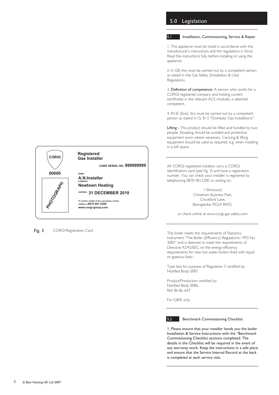 0 legislation, Fig. 3 | Baxi Potterton Promax SL User Manual | Page 8 / 12
