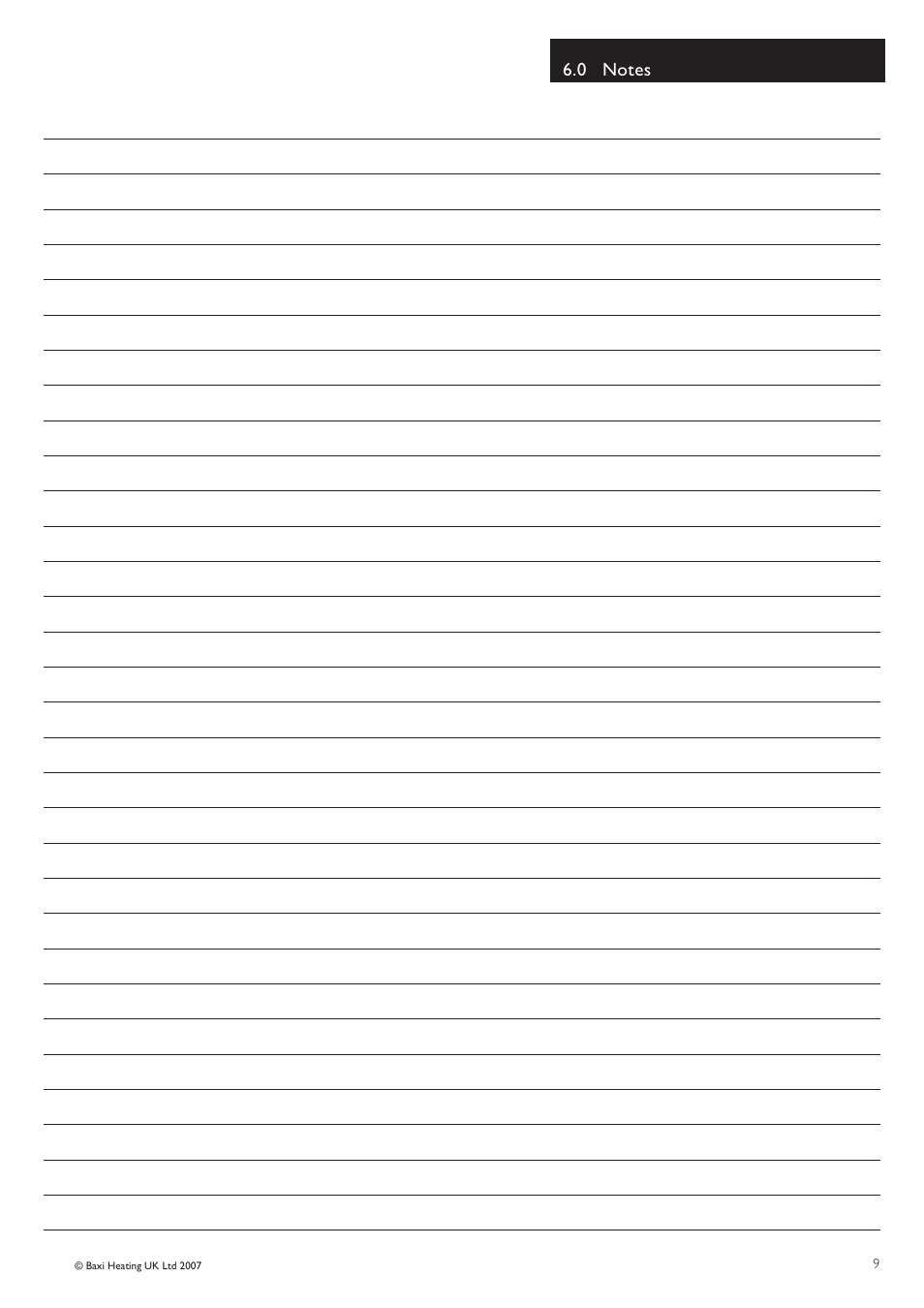 Baxi Potterton Promax SL User Manual | Page 9 / 12