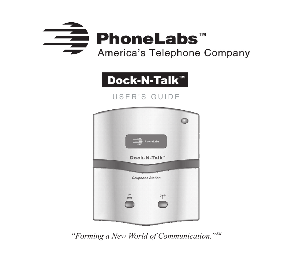 Phone Labs Technology Company Phone Labs Dock-N-Talk User Manual | 28 pages