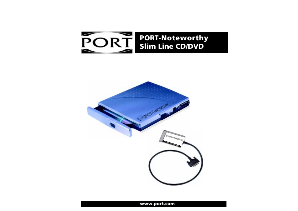 PORT Noteworthy Slim Line CD/DVD User Manual | 15 pages
