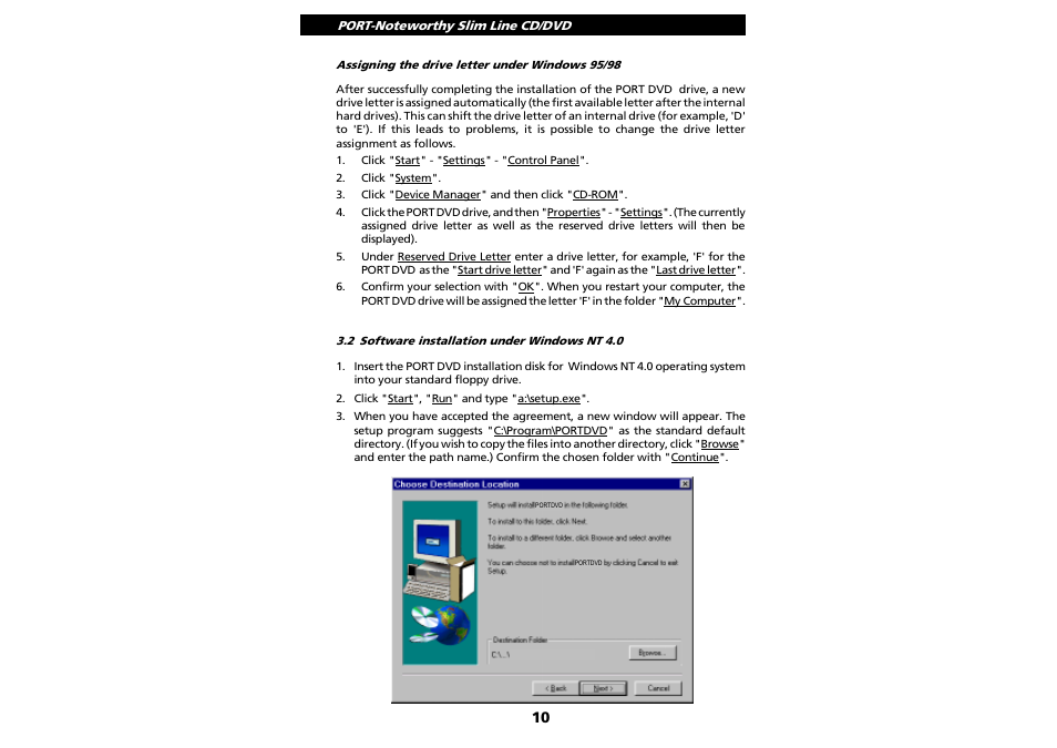 PORT Noteworthy Slim Line CD/DVD User Manual | Page 10 / 15