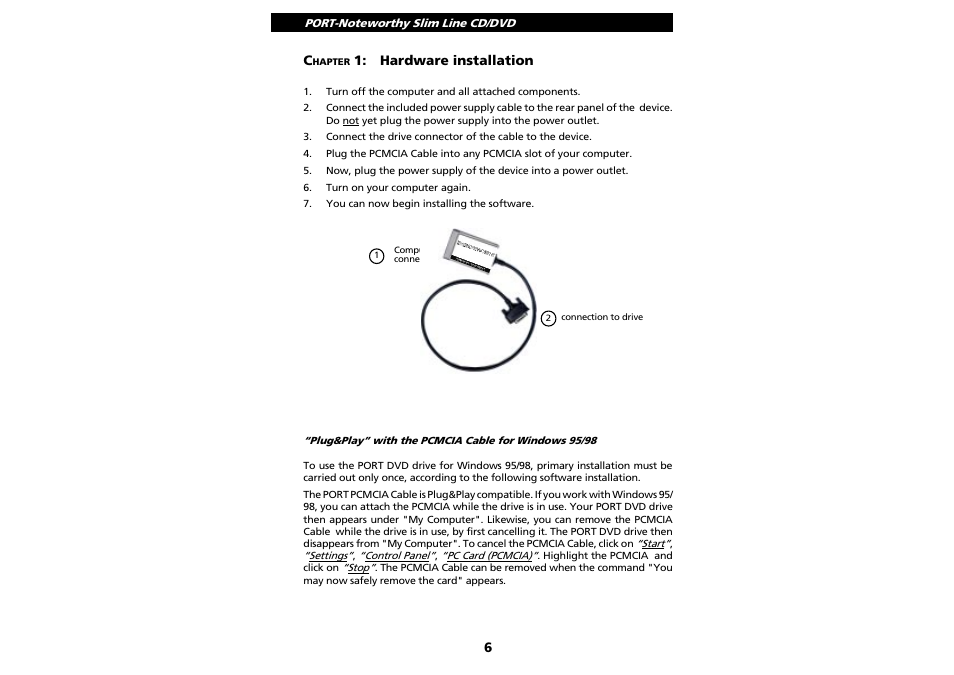 PORT Noteworthy Slim Line CD/DVD User Manual | Page 6 / 15