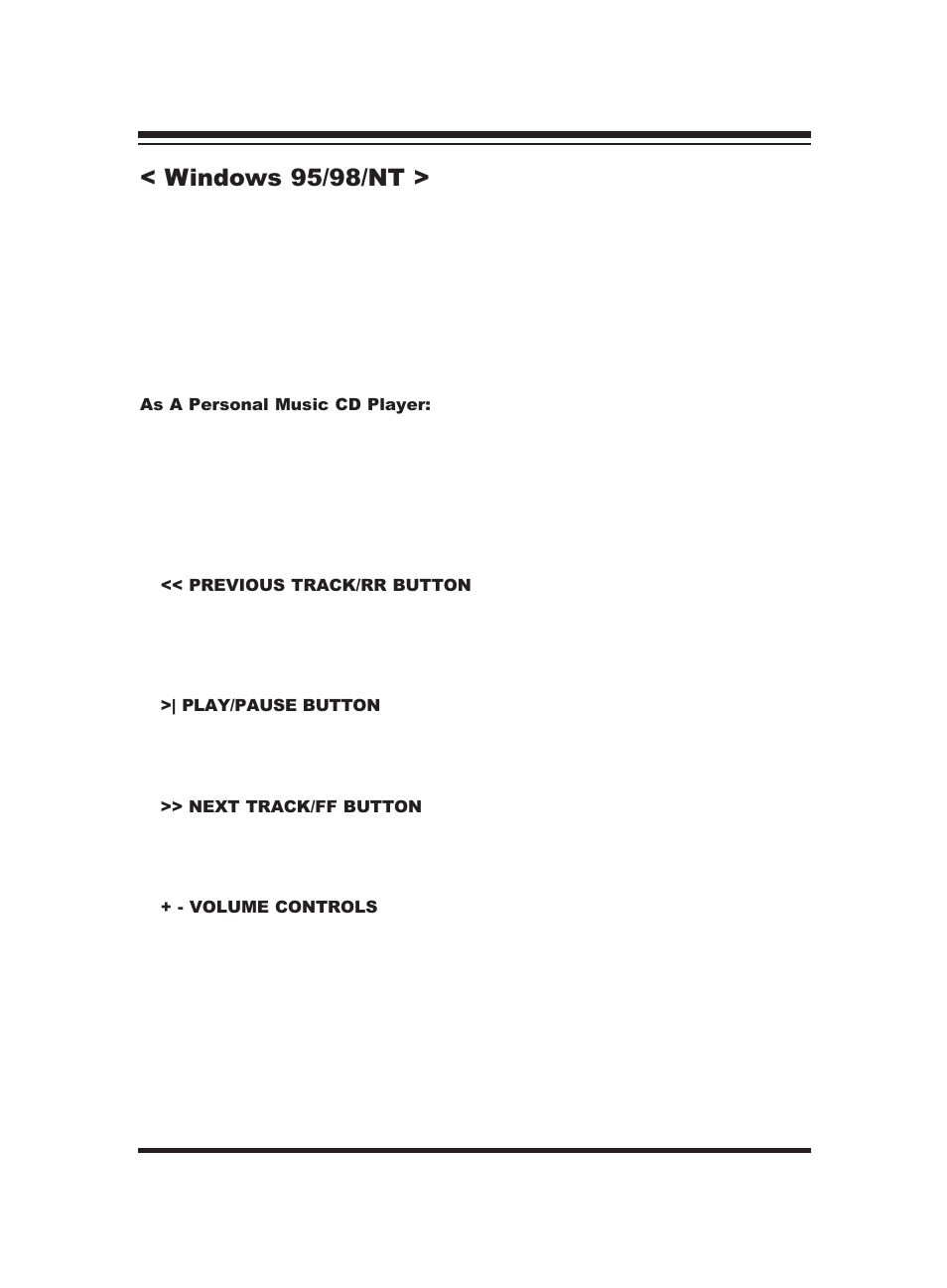 Windows 95/98/nt | PORT ST24XCDR User Manual | Page 10 / 19