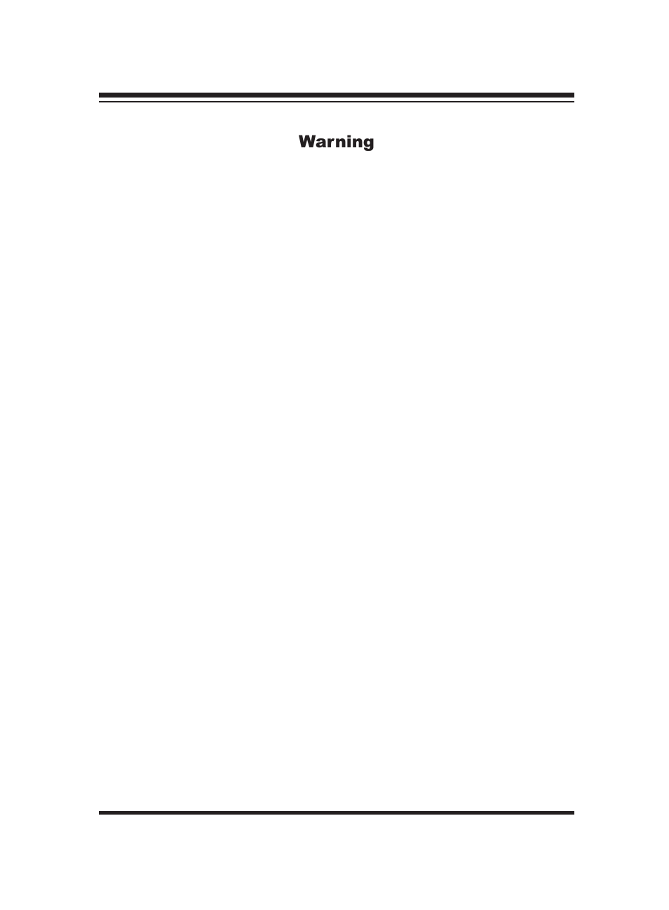 Warning | PORT ST24XCDR User Manual | Page 17 / 19