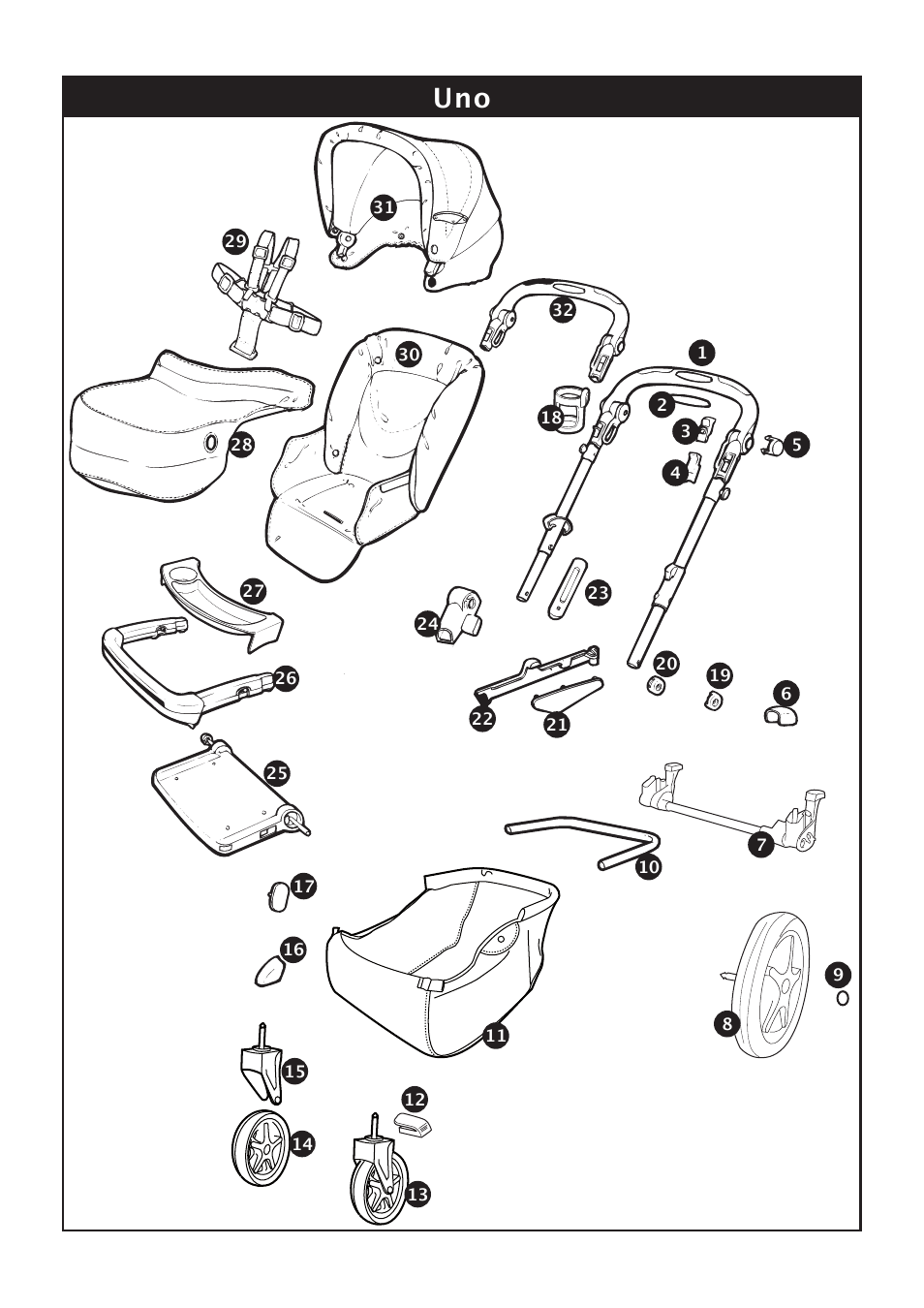 Peg-Perego Uno User Manual | Page 11 / 64