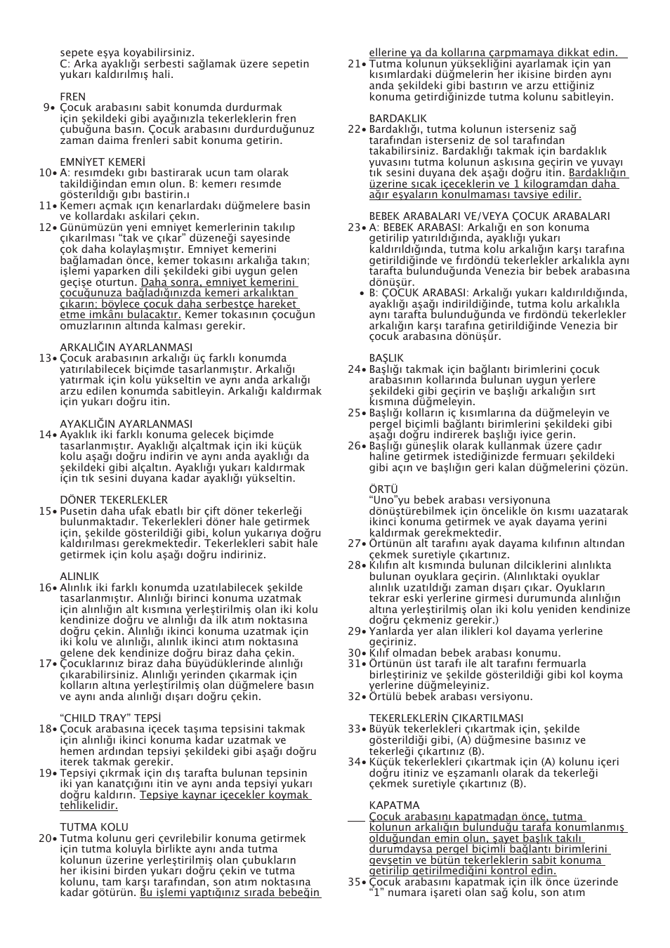 Peg-Perego Uno User Manual | Page 54 / 64