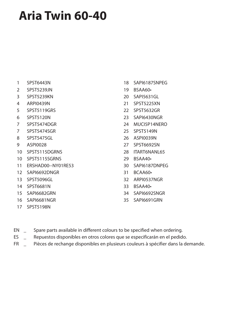 Aria twin 60-40 | Peg-Perego ARIA TWIN 60-40 User Manual | Page 10 / 20