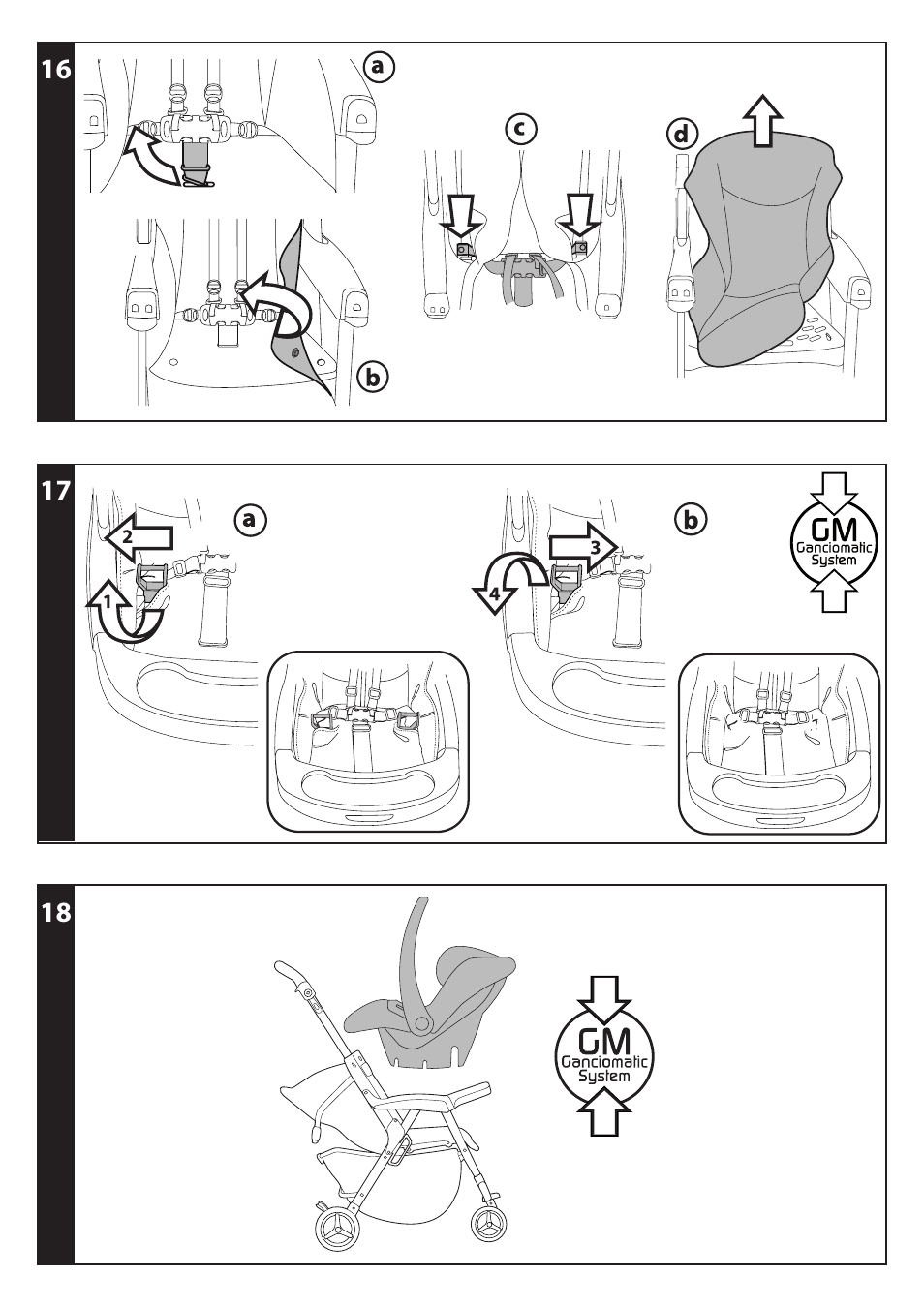 Peg-Perego ARIA TWIN 60-40 User Manual | Page 7 / 20