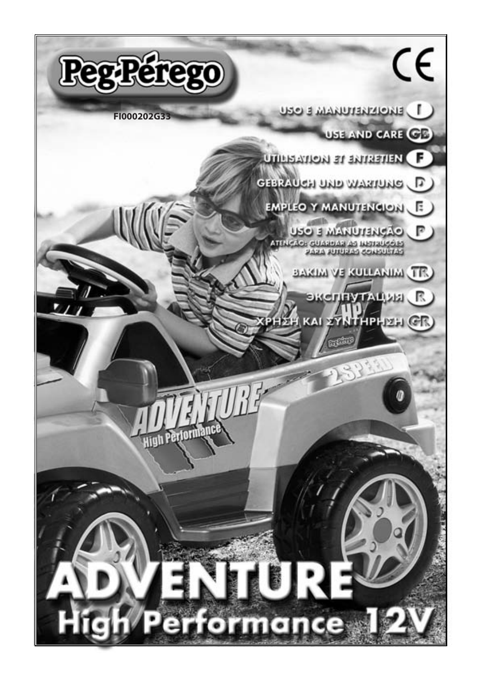 Peg-Perego Adventure FI000202G33 User Manual | 28 pages