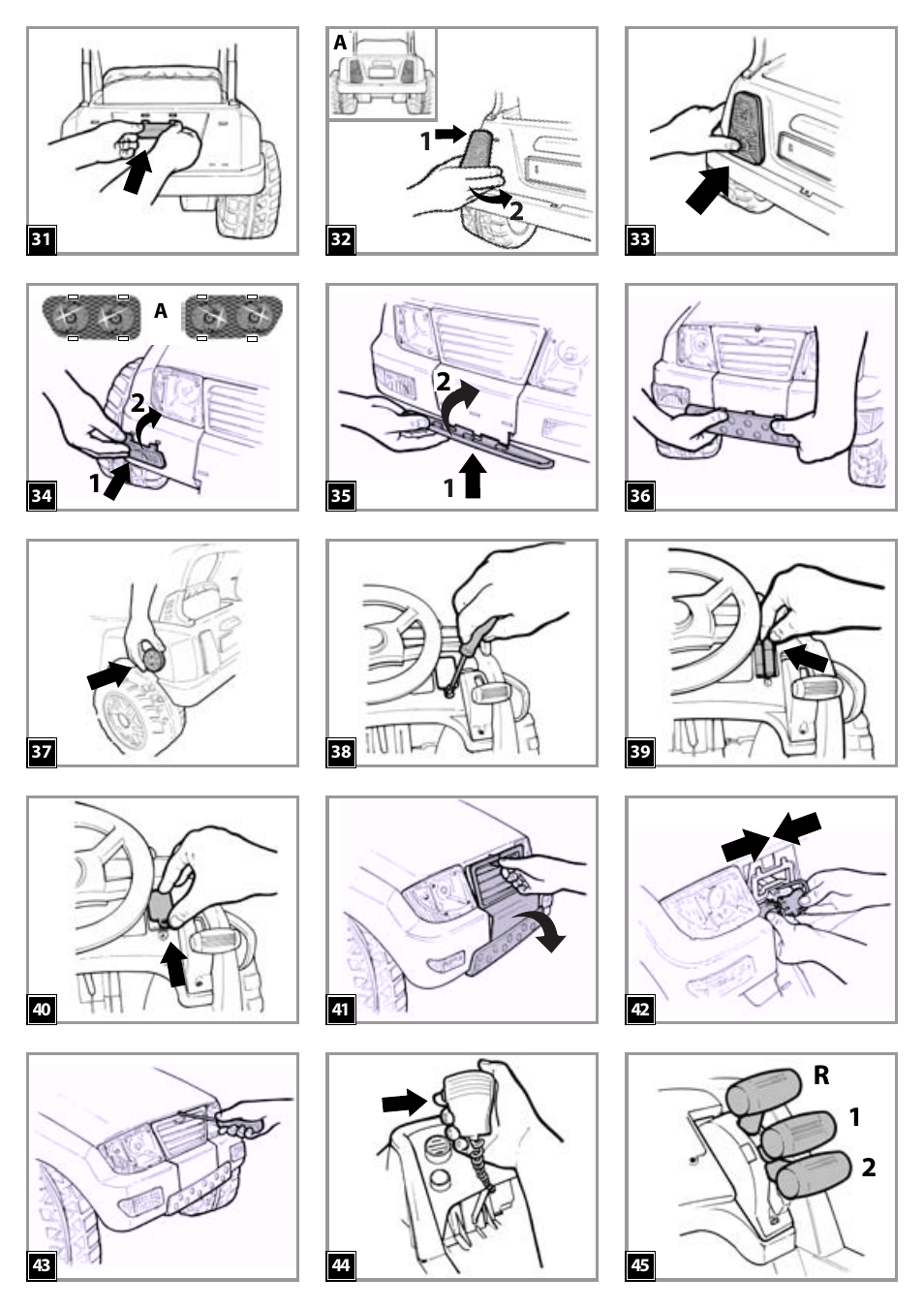1r 2 1 2 | Peg-Perego Adventure FI000202G33 User Manual | Page 4 / 28