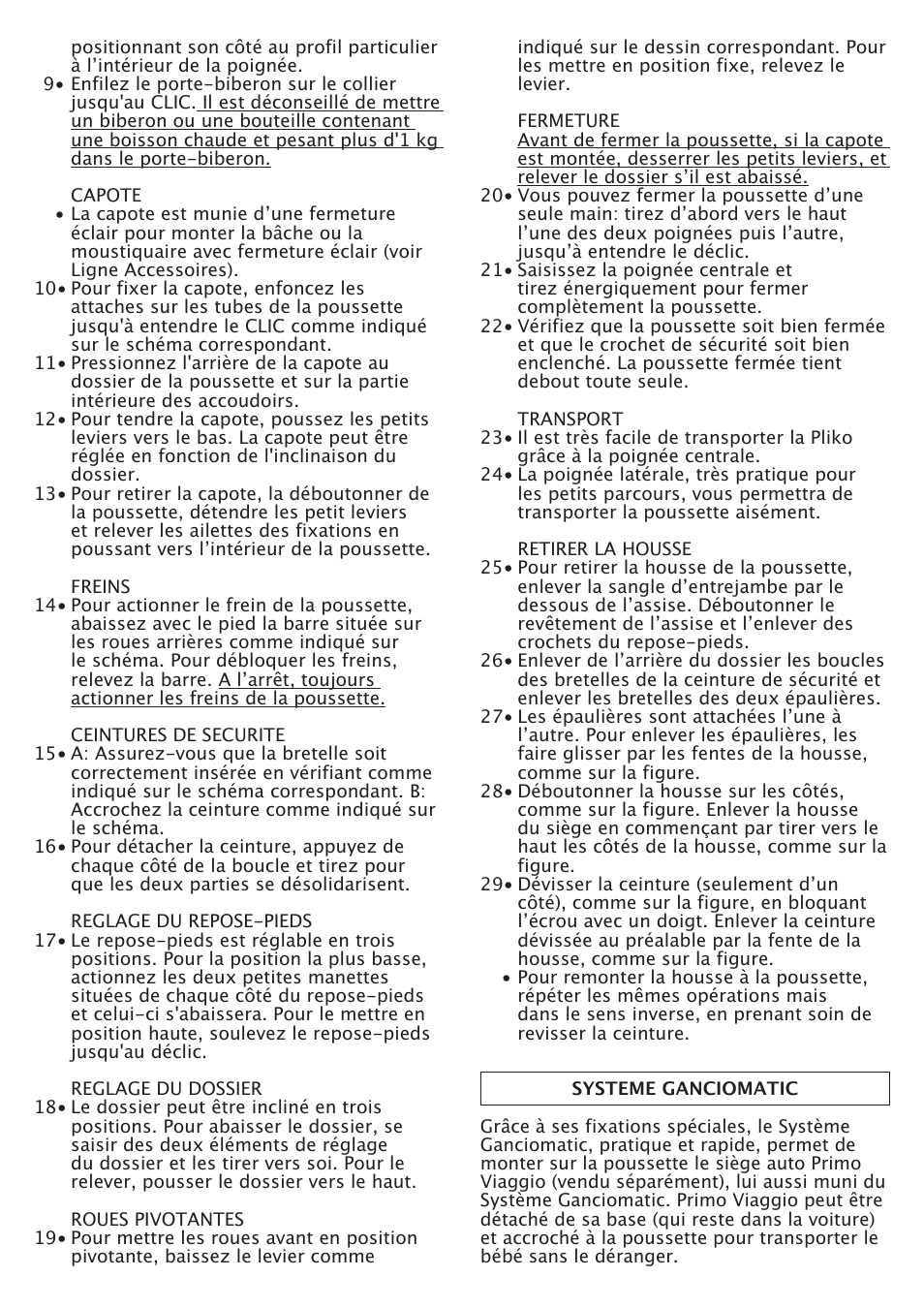 Peg-Perego P3 User Manual | Page 16 / 20