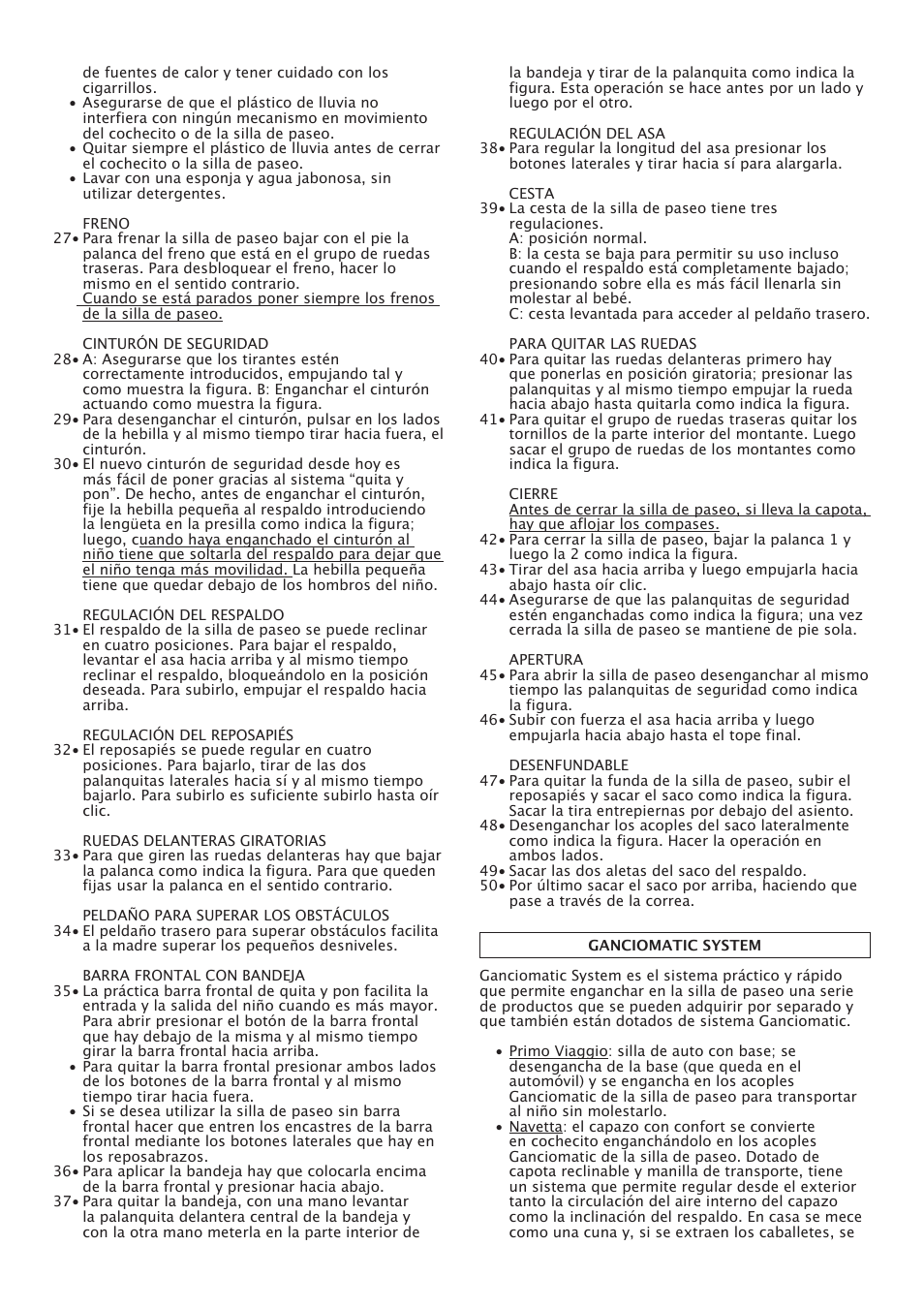 Peg-Perego Centro User Manual | Page 28 / 56