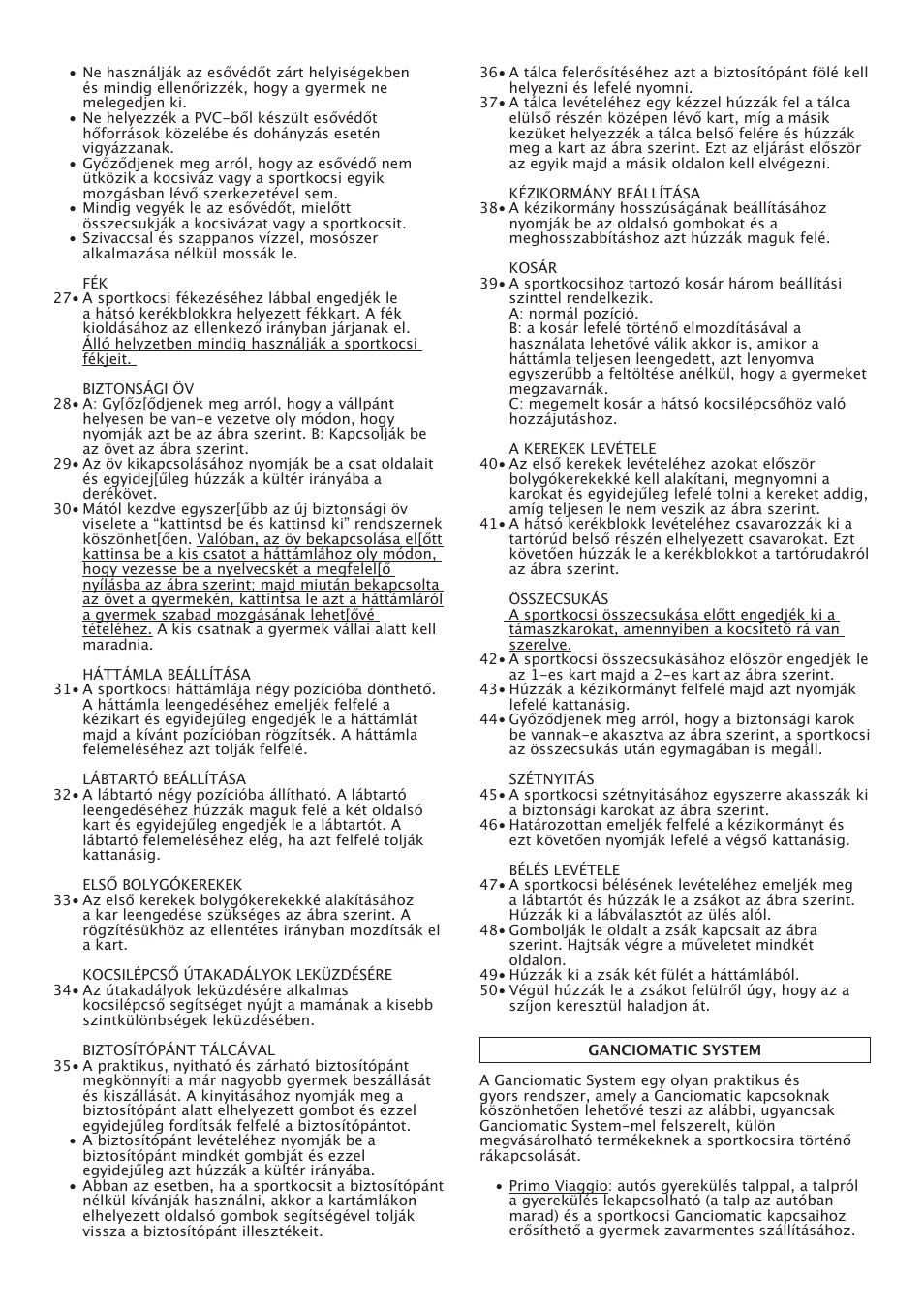 Peg-Perego Centro User Manual | Page 38 / 56