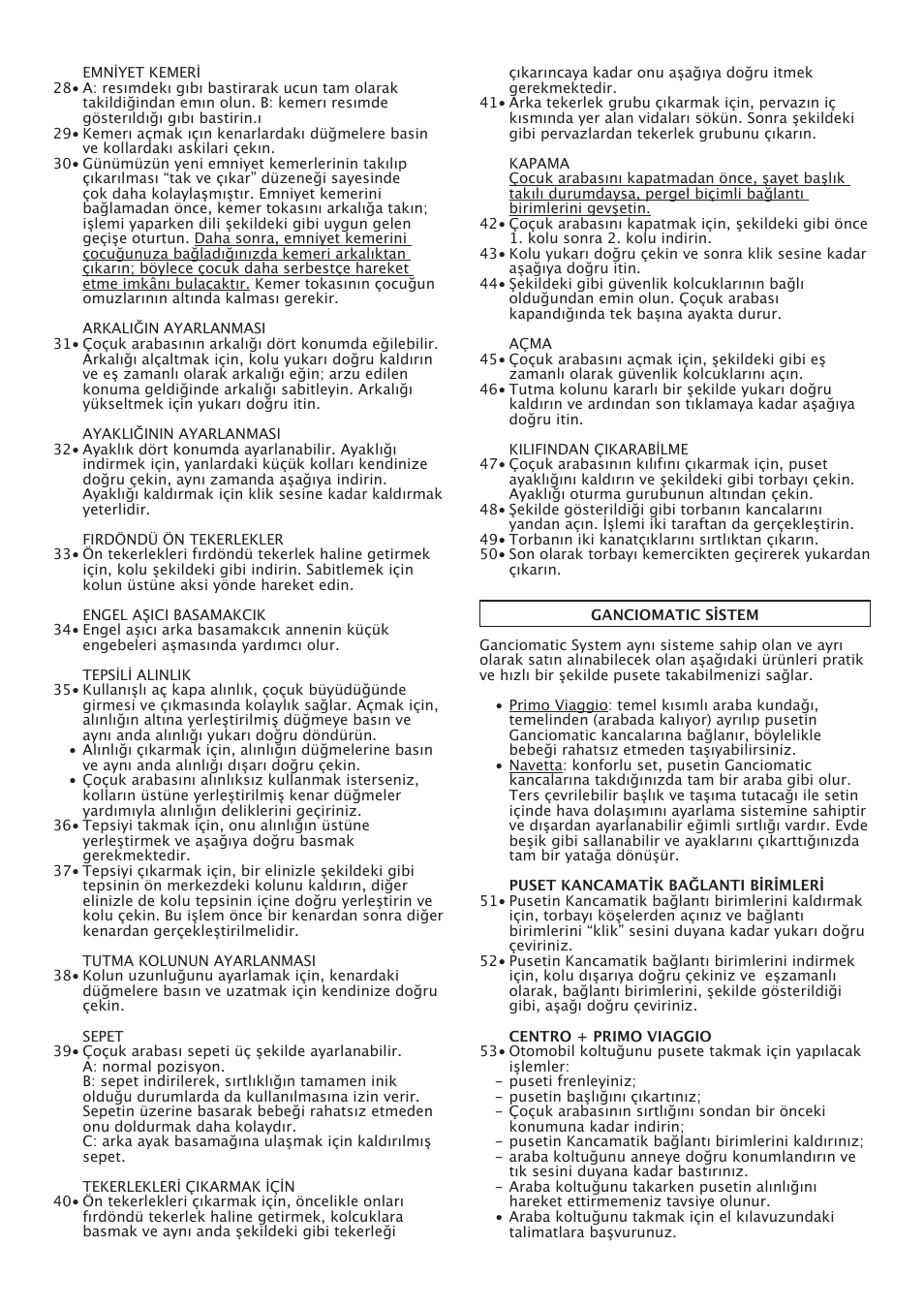 Peg-Perego Centro User Manual | Page 48 / 56