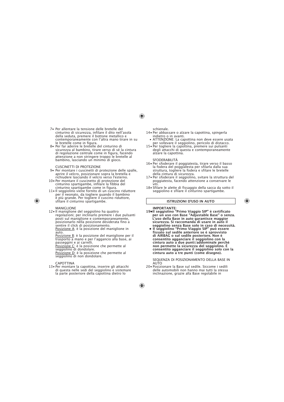 Peg-Perego ECE R44 User Manual | Page 15 / 93