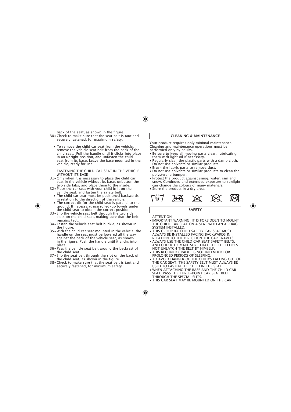 Peg-Perego ECE R44 User Manual | Page 22 / 93