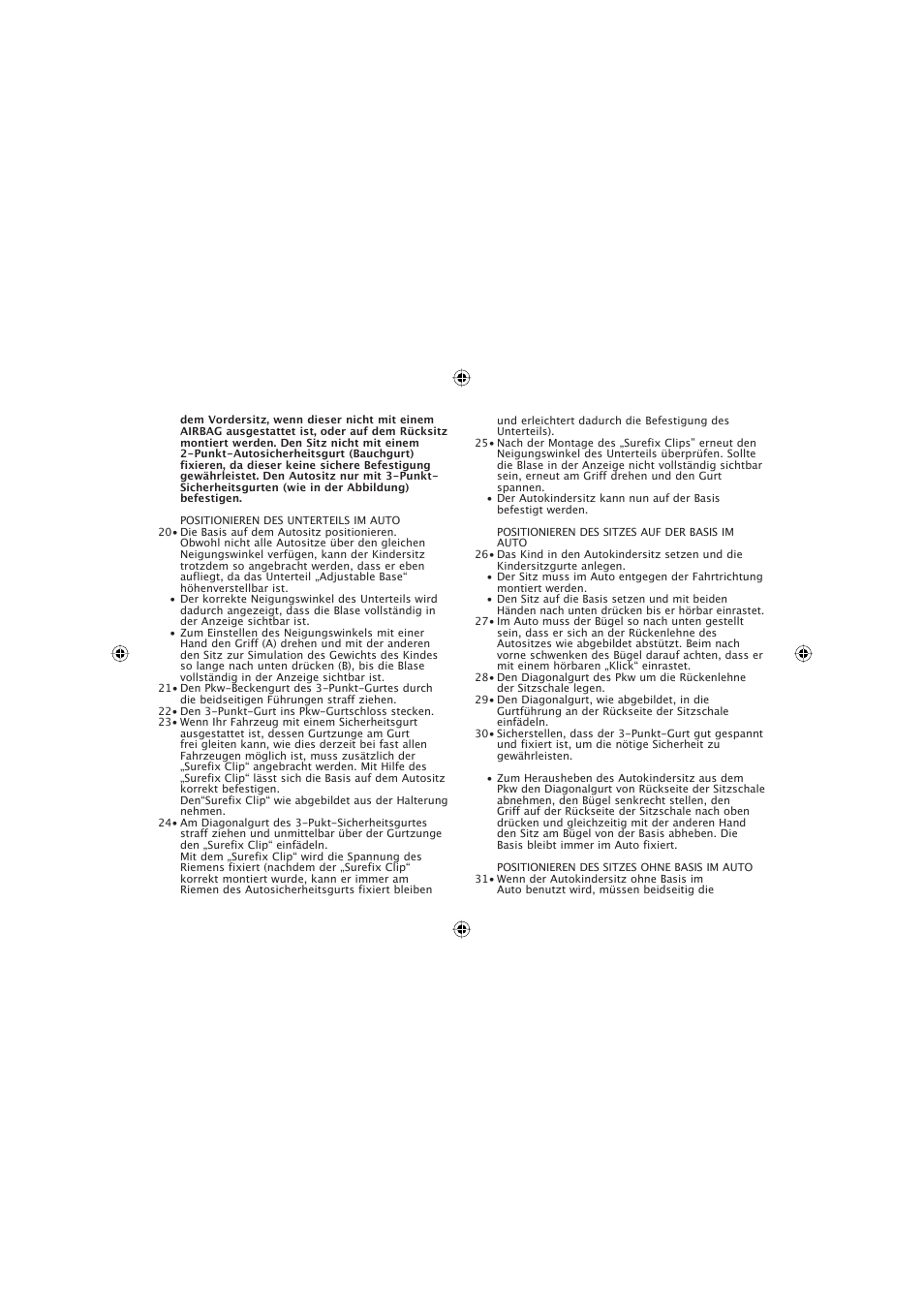 Peg-Perego ECE R44 User Manual | Page 32 / 93