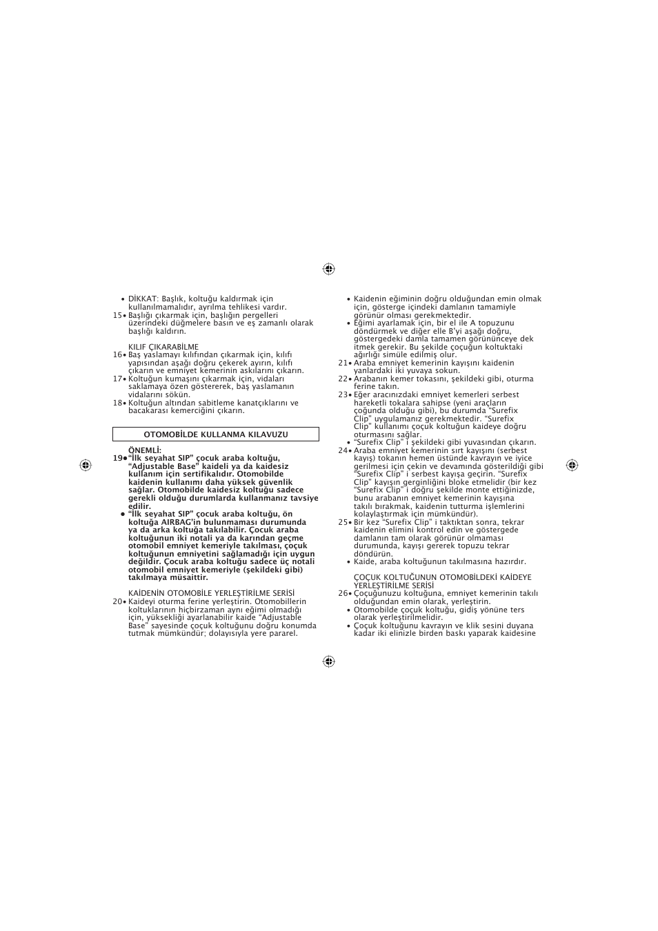 Peg-Perego ECE R44 User Manual | Page 70 / 93