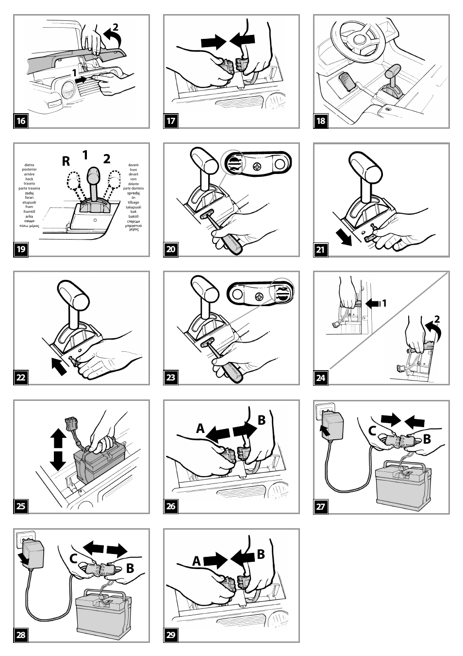 12 r | Peg-Perego SPORT RALLY IGOD0038 User Manual | Page 3 / 32