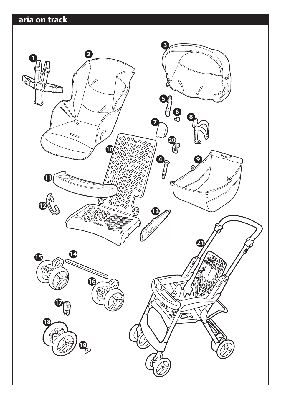 Aria on track | Peg-Perego aria on track User Manual | Page 7 / 40