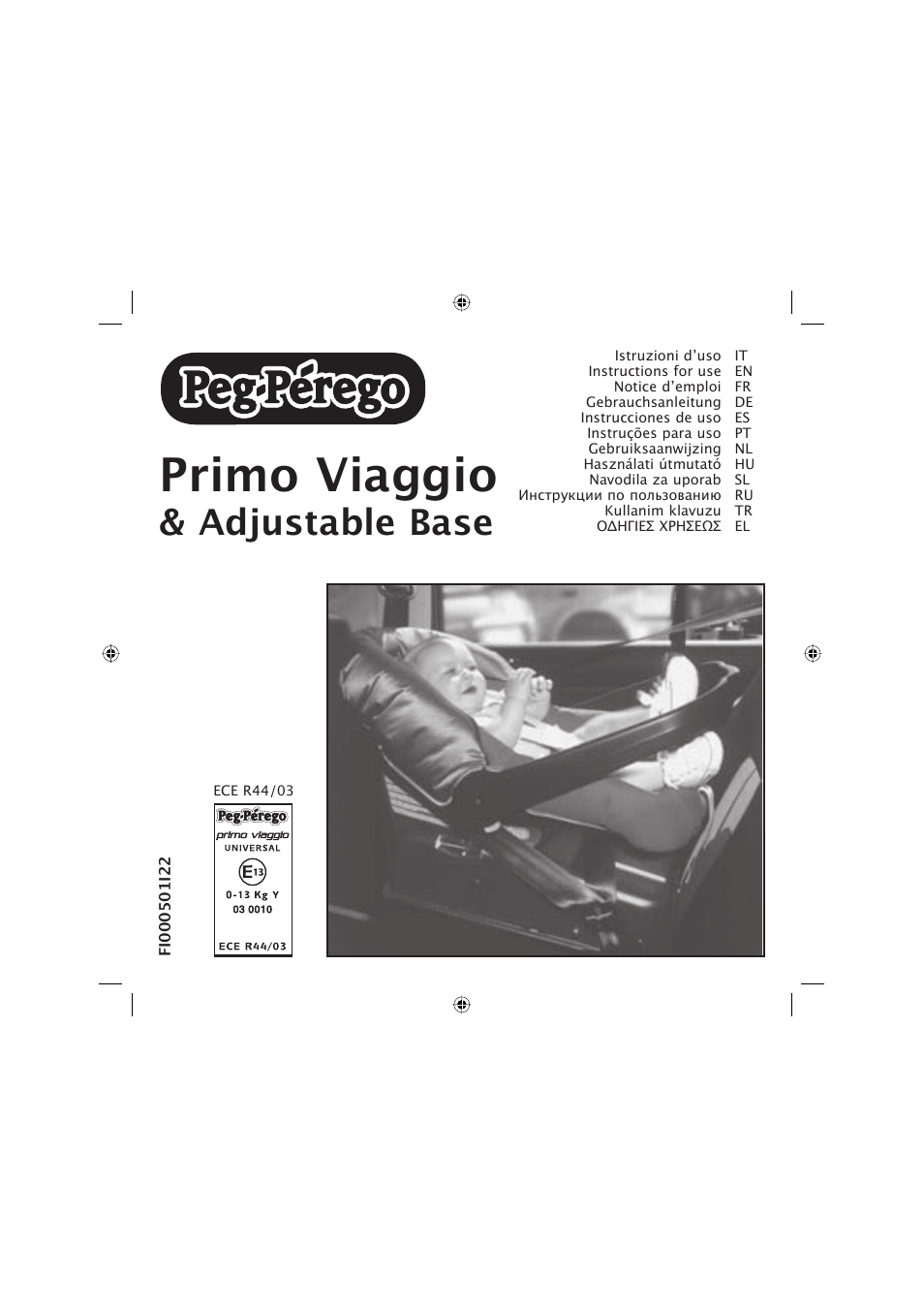 Peg-Perego Adjustable Base User Manual | 60 pages