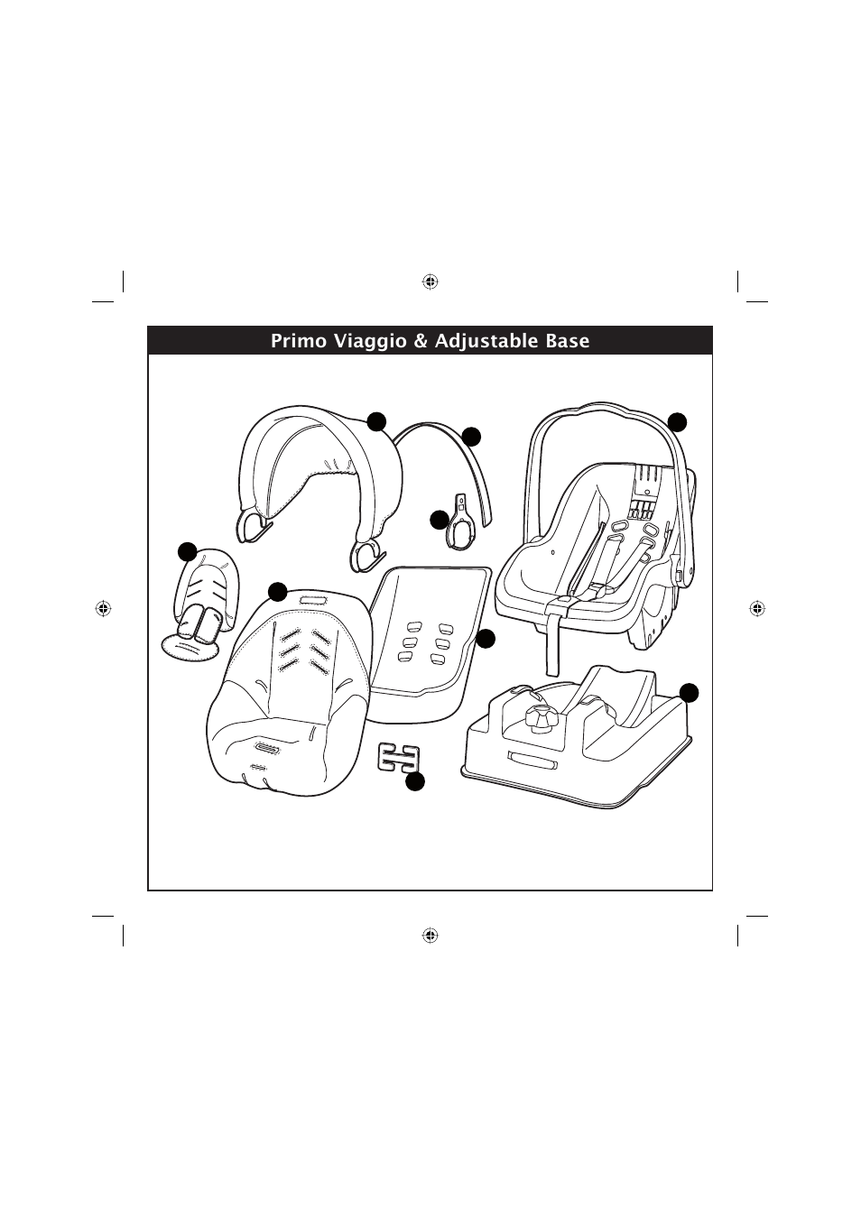 Peg-Perego Adjustable Base User Manual | Page 9 / 60