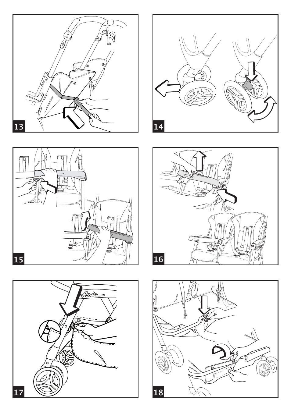 Peg-Perego Aria Twin 60-40 FI000703I85 User Manual | Page 4 / 52