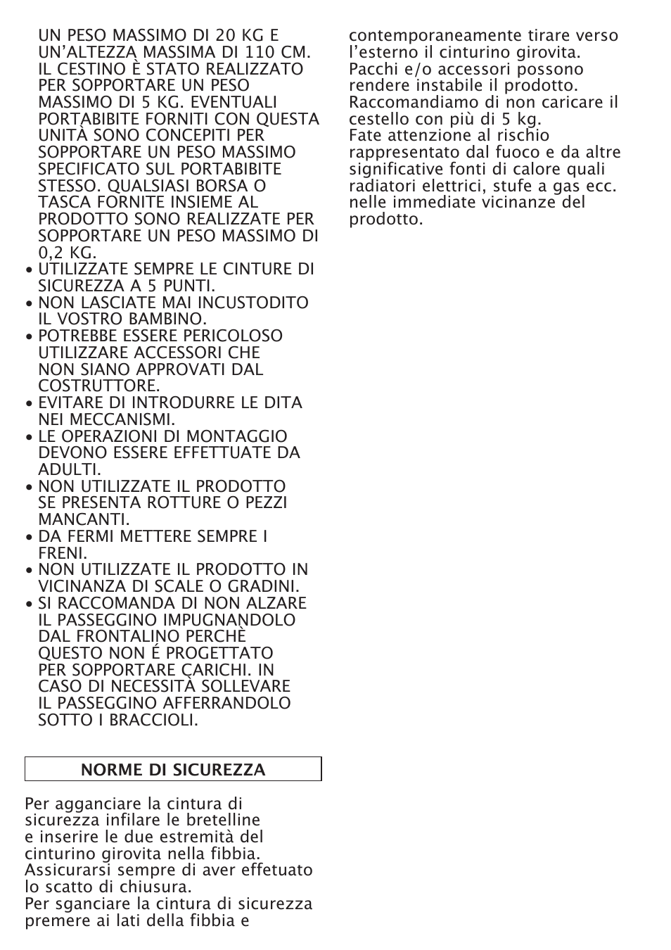 Peg-Perego Aria Twin User Manual | Page 11 / 48