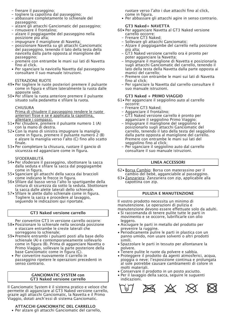 Peg-Perego GT3 User Manual | Page 17 / 76