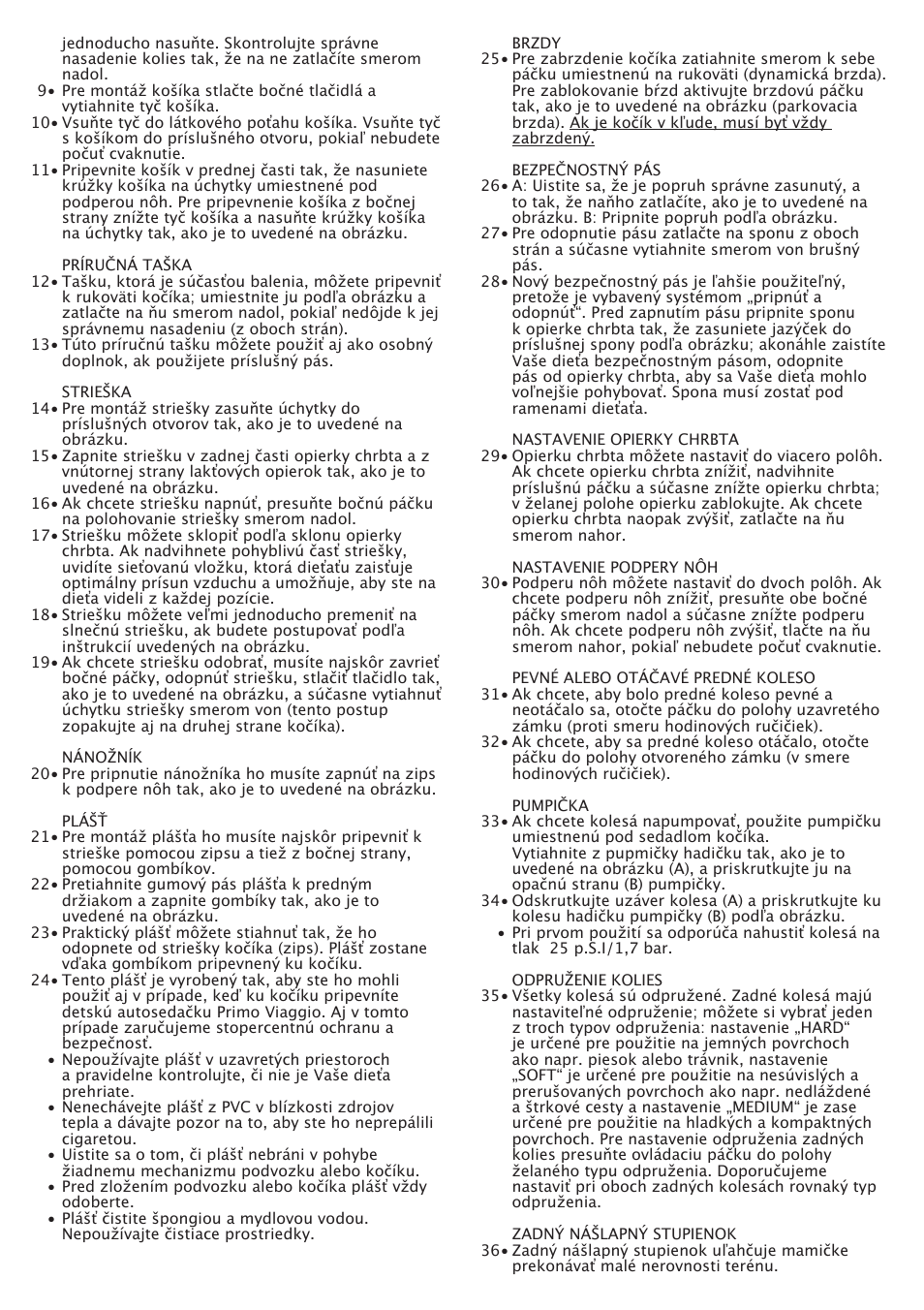Peg-Perego GT3 User Manual | Page 52 / 76