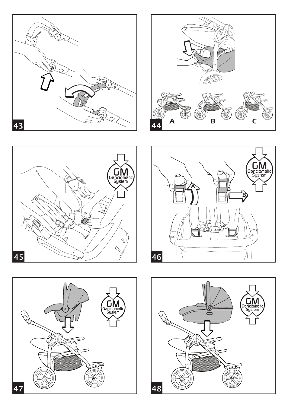 Peg-Perego GT3 User Manual | Page 9 / 76