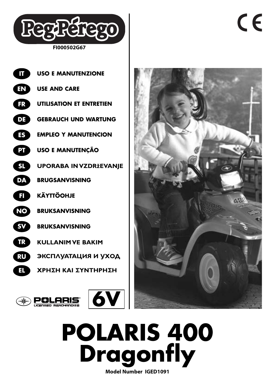 Peg-Perego IGED1091 User Manual | 32 pages