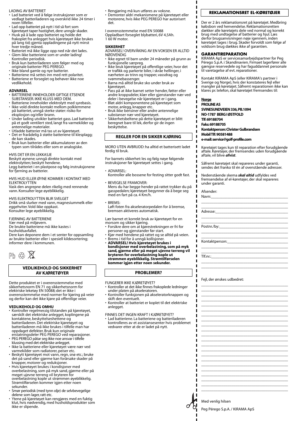 Peg-Perego IGED1091 User Manual | Page 21 / 32