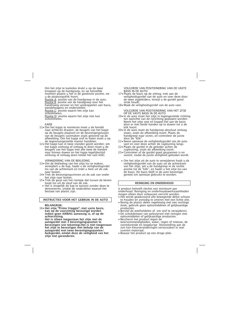 Peg-Perego Base Fissa User Manual | Page 32 / 68