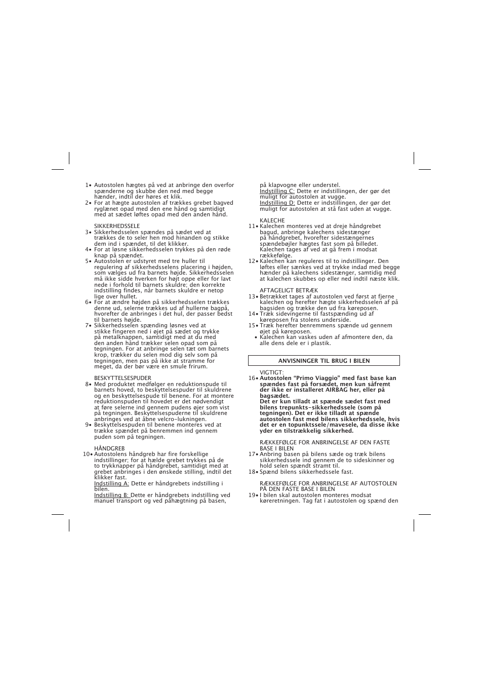 Peg-Perego Base Fissa User Manual | Page 35 / 68
