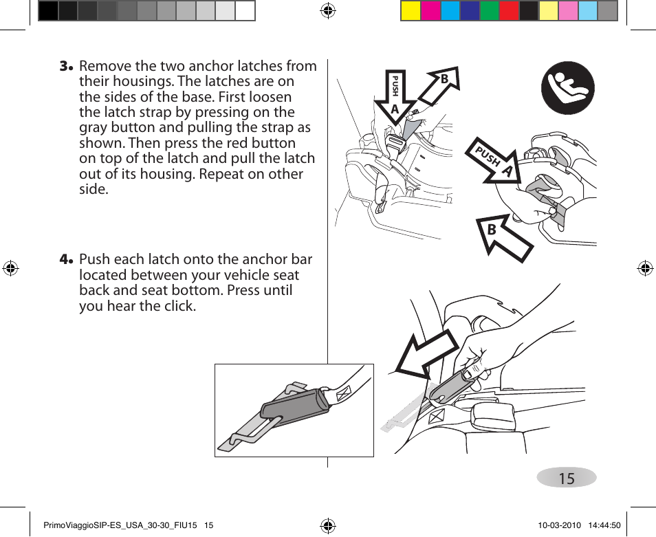 Peg-Perego PRIMO VIAGGIO SIP ES 30.30 User Manual | Page 15 / 92