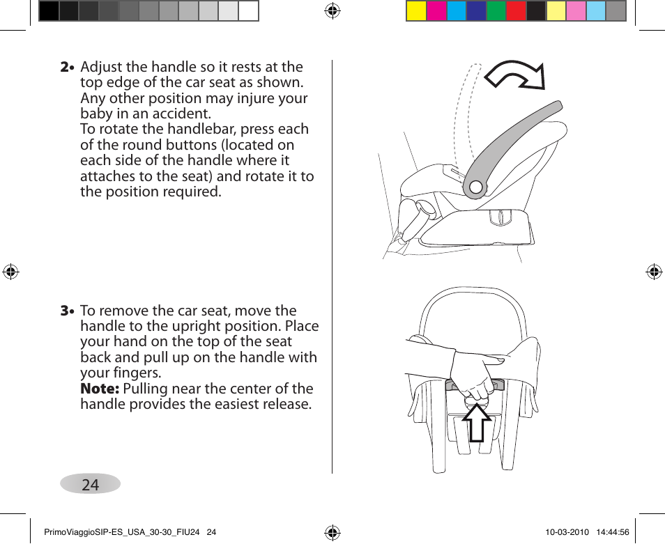 Peg-Perego PRIMO VIAGGIO SIP ES 30.30 User Manual | Page 24 / 92