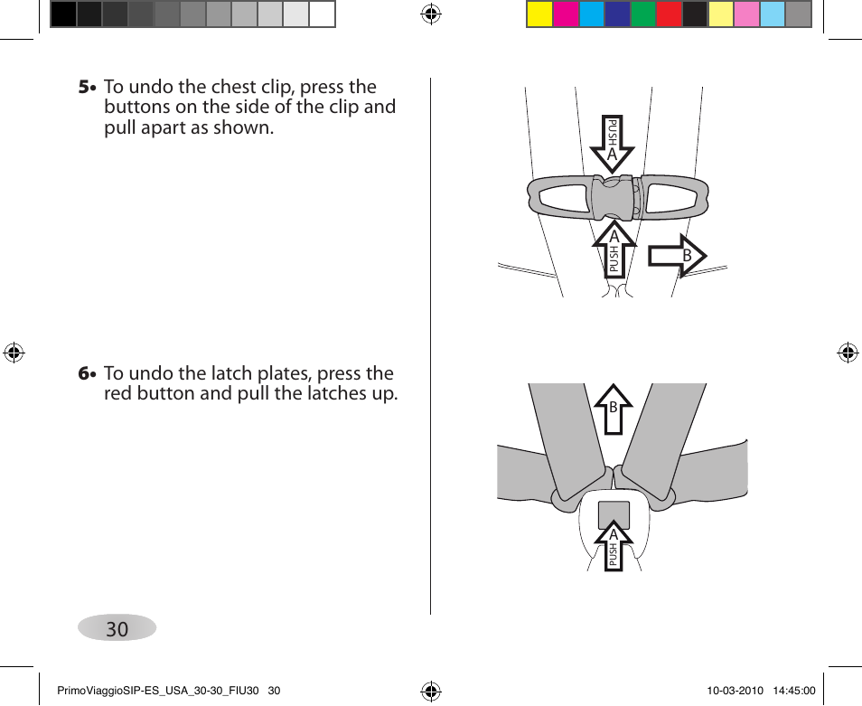 Peg-Perego PRIMO VIAGGIO SIP ES 30.30 User Manual | Page 30 / 92