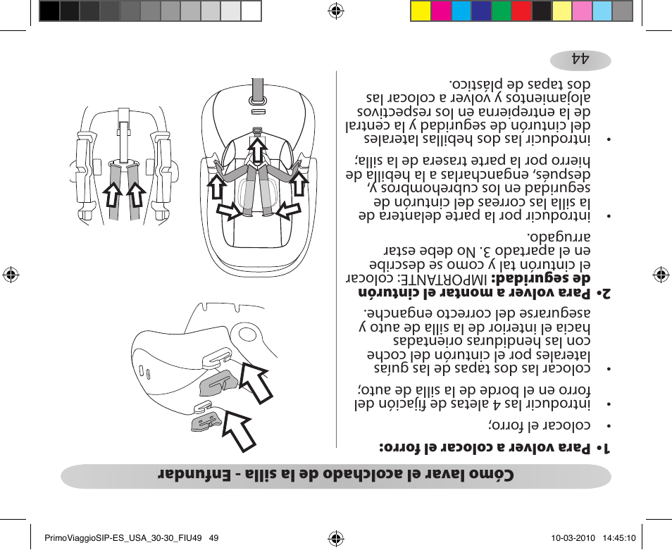Peg-Perego PRIMO VIAGGIO SIP ES 30.30 User Manual | Page 49 / 92
